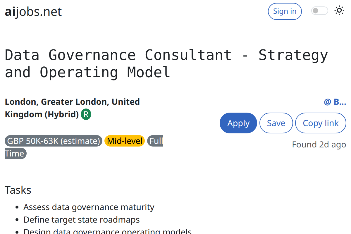 Data Governance Consultant Strategy And Operating Model London data-governance-consultant-strategy-and-operating-model-london